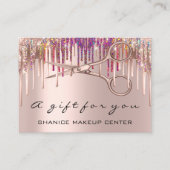 100 Cadeaucertificaat Hairdresser Holografen Visitekaartje (Voorkant)