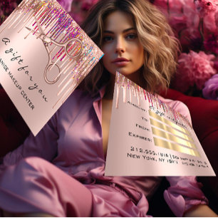 100 Cadeaucertificaat Hairdresser Holografen Visitekaartje