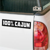 100% Cajun Bumpersticker (Op Truck)