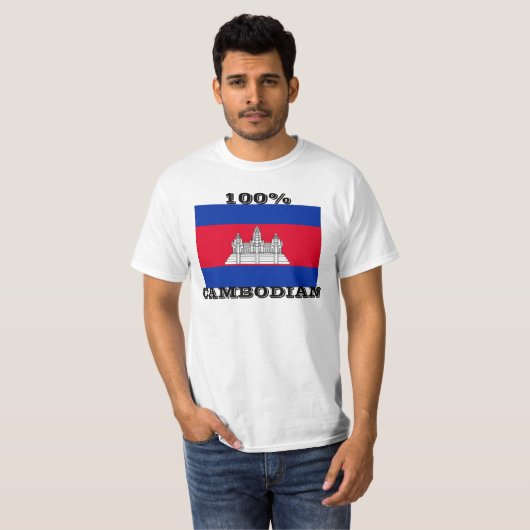 100% CAMBODAN SHIRT (Voorkant volledig)