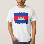 100% CAMBODAN SHIRT (Voorkant)