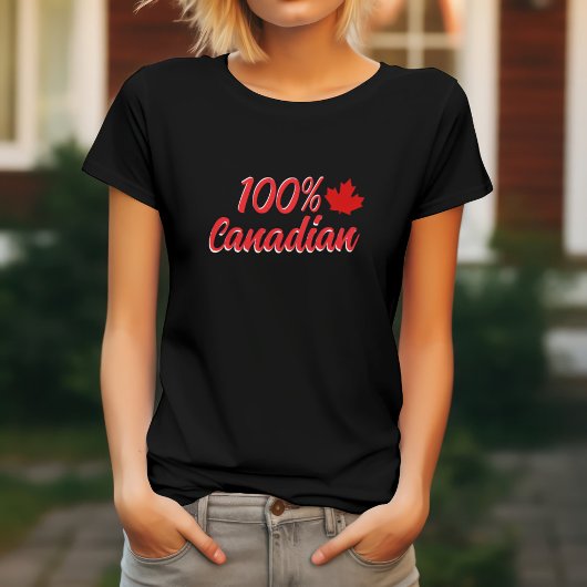 100% Canadees T-shirt