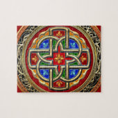 [100] Celtic Cross [Gold+Enamel] Legpuzzel (Horizontaal)