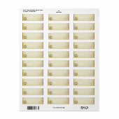 [100] Celtische boom of Life [Gold] Etiket (Full Sheet)