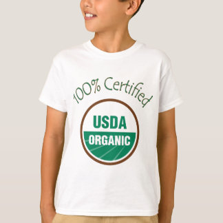 100% Certified USDA Organic T-shirt