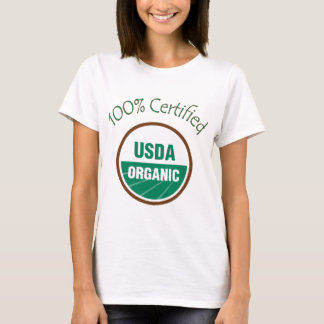 100% Certified USDA Organic T-shirt