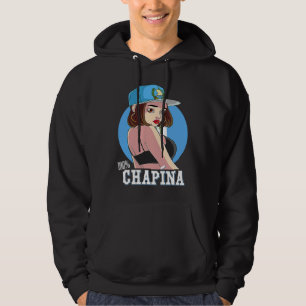 100 Chapina Latina Meisje Guatemala Vlag Trots Hoodie