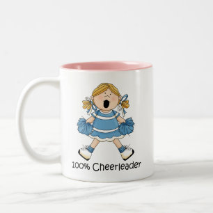 100% Cheerleader - Blond Tweekleurige Koffiemok