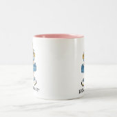 100% Cheerleader - Blond Tweekleurige Koffiemok (Center)