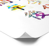 100 Chinese tekenschilderijen Poster (Hoek)