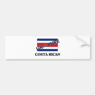 100 % COSTA RICAN BUMPERSTICKER