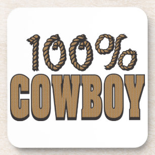 100% Cowboy Bier Onderzetter