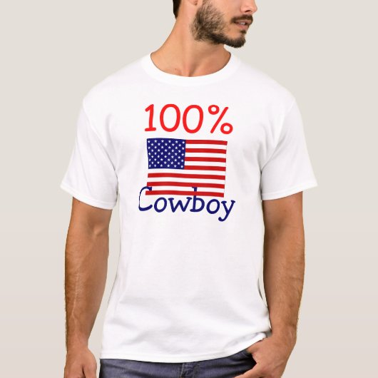 100% Cowboy T-shirt (Voorkant)