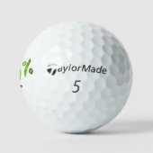 100% Custom Taylor Made TP5, 12 Pack golfballen (Logo)