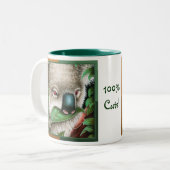 100% Cute! Koala-Mok Tweekleurige Koffiemok (Voorkant links)