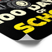 100-Daagse School Monster Truck 100ste Dag Bo Poster (Hoek)