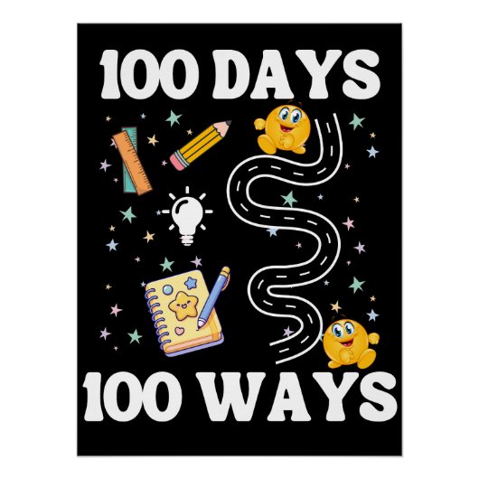 100 dagen 100 manieren perfect poster (Voorkant)