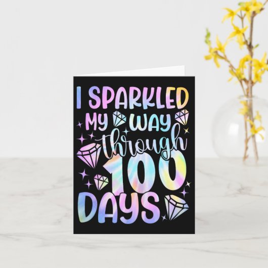 100 dagen 100e dag van SC Kaart (Gele Bloem)