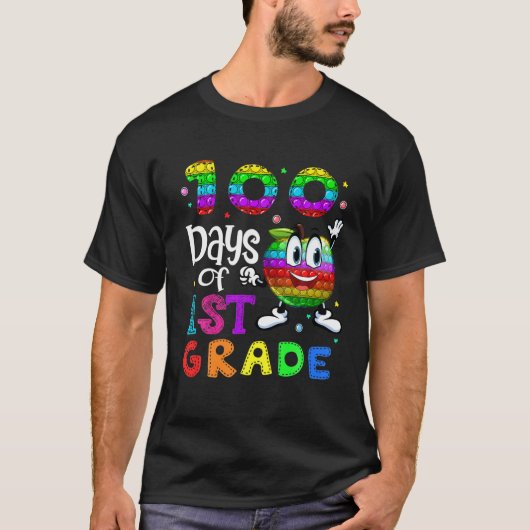 100 dagen 1e graad en nog steeds papilline Fidget T-shirt (Voorkant)