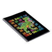 100 dagen 3e klas T Rex Dinosaurus School Notitieboek (Rechterzijde)