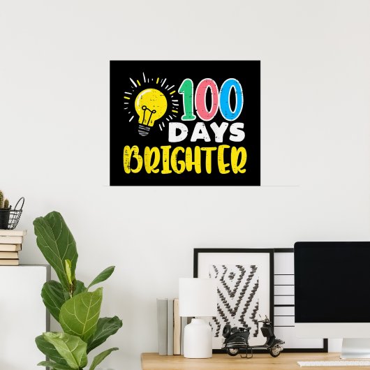 100 dagen aansteker poster (Thuiskantoor)