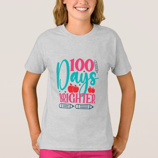 100 dagen aansteker t-shirt (Voorkant)