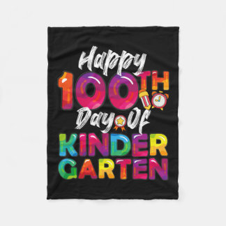 100 dagen alle leerling leraar gelukkig 100e dag v fleece deken