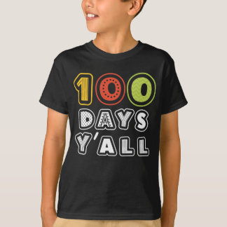 100 dagen allemaal grappig 100e schooldag t-shirt