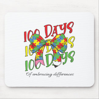 100 dagen autisme omarmen 100e dag schoolpen muismat