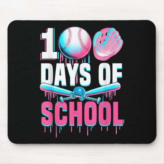 100 dagen Baseball Bat Drip 100ste dag van de Muismat (Voorkant)