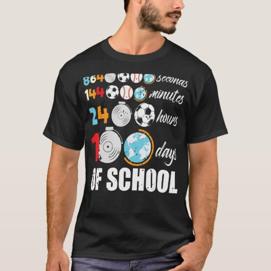 100 dagen basisschool Preschoo T-shirt (Voorkant)