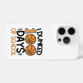 100 dagen basketbalspeler op school Case-Mate iPhone case (Achterkant (horizontaal))