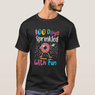 100 dagen bedrukt met tien weken schooltijd t-shirt
