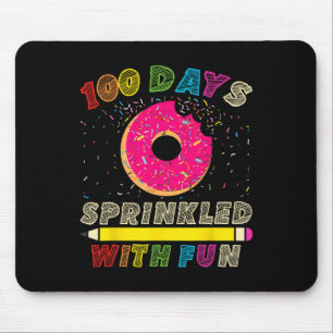 100 dagen besprenkeld met plezier Happy 100th Day  Muismat