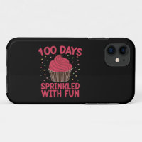 100 dagen bestrooid met leuke cupcake school meisj