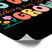 100 dagen bloemen kweken leraar 100ste dag van poster (Hoek)