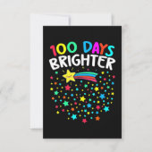 100 dagen Brichtere sterren Kaart (Voorkant)