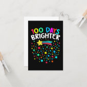 100 dagen Brichtere sterren Kaart (Voorkant / Achterkant in situ)