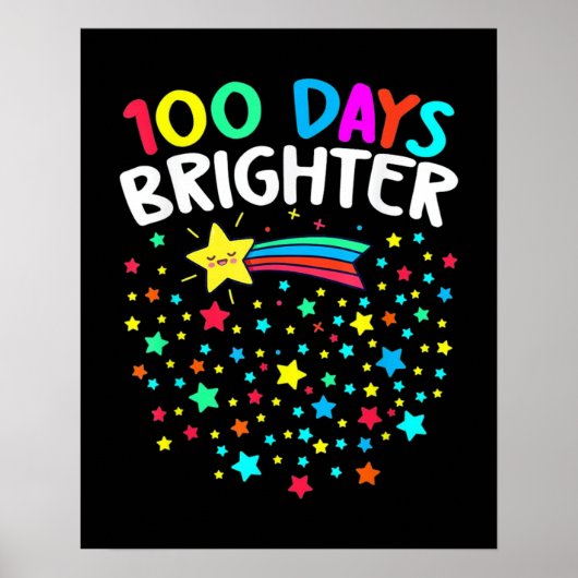 100 dagen Brichtere sterren Poster (Voorkant)