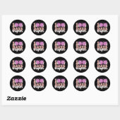 100 dagen Brighter Disco Ball 100th dag van de sch Ronde Sticker (Vel)