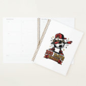 100 Dagen Bruh Voetbal Dabbing Shirt Ontwerp_1 Planner (Display)