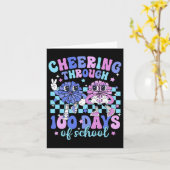 100 dagen cheerleader SC op school Kaart (Gele Bloem)