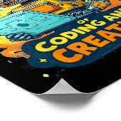 100 dagen codering en Creëer robot 100 dagen S Poster (Hoek)