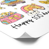 100 dagen Coquette School Docenten Kinder Poster (Hoek)