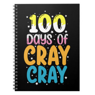 100 dagen Cray Cray 100e dag schoolleraar Notitieboek