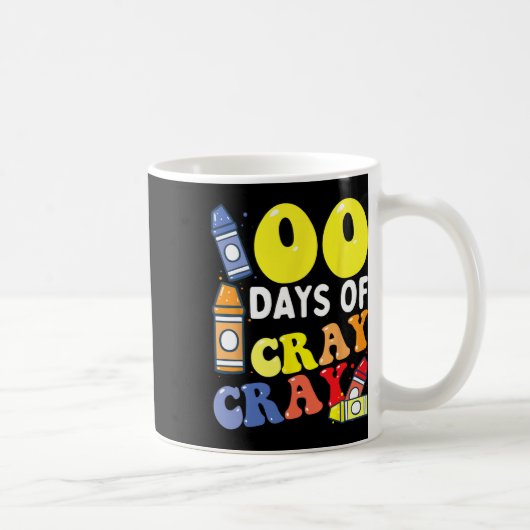100 dagen Cray Cray 100e dag van schooljongens mei Koffiemok (Rechts)