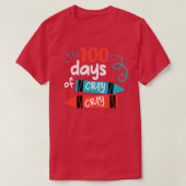 100 dagen cray cray cray 12 t-shirt (Design voorkant)