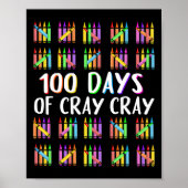 100 dagen Crayons 100 dagen op school Poster (Voorkant)