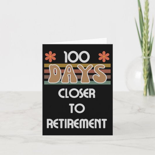 100 dagen dichter bij de pensionering 100 dagen sc kaart (Voorkant)