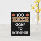 100 dagen dichter bij de pensionering 100 dagen sc kaart (Gele Bloem)